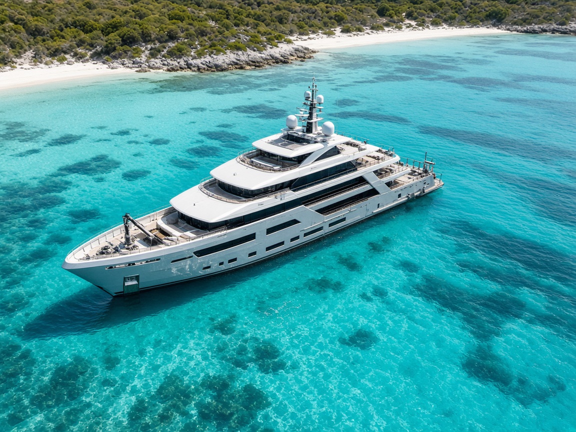 Yacht charter $50,000–$100,000 per week